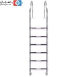 پله استخری 6 پله با کف پله استیل