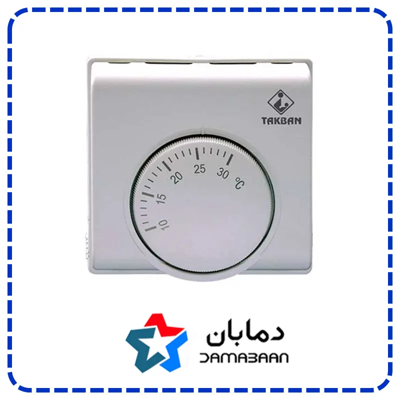 ترموستات اتاقی ۳۵ درجه مدل 400 TCR تک فصل و دو فصل تکبان