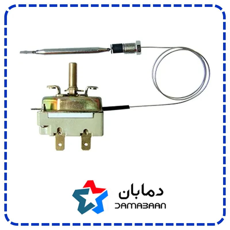 ترموستات ۳۰۰ درجه دنباله دار فر برقی تکبان ترموستات ۳۰۰ درجه دنباله دار فر برقی تکبان