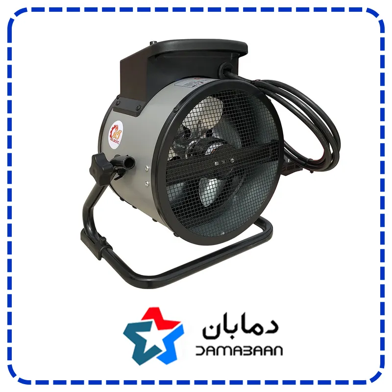 جت هیتر برقی ۳ کیلووات تک فاز نیرو تهویه البرز