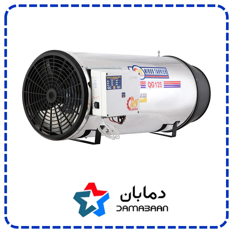 جت هیتر ۱۲۵ کیلووات گازی نیرو تهویه البرز