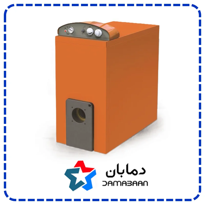 دیگ چدنی شوفاژ 4 پره MI3 مدل S90 بدون پنل