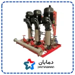 بوستر پمپ آتش نشانی 3 خط با پمپ نوید موتور WKLV100-8