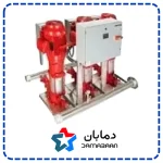 بوستر پمپ آتش نشانی دور ثابت 3 خط دمابان با پمپ داب ایتالیا مدل k30-800T