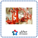 بوستر پمپ آتش نشانی دور ثابت 5 خط با پمپ سمپا مدل SCE65-250