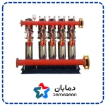بوستر پمپ آتش نشانی دور ثابت 5 خط دمابان با پمپ نوید موتور مدل WKLV802