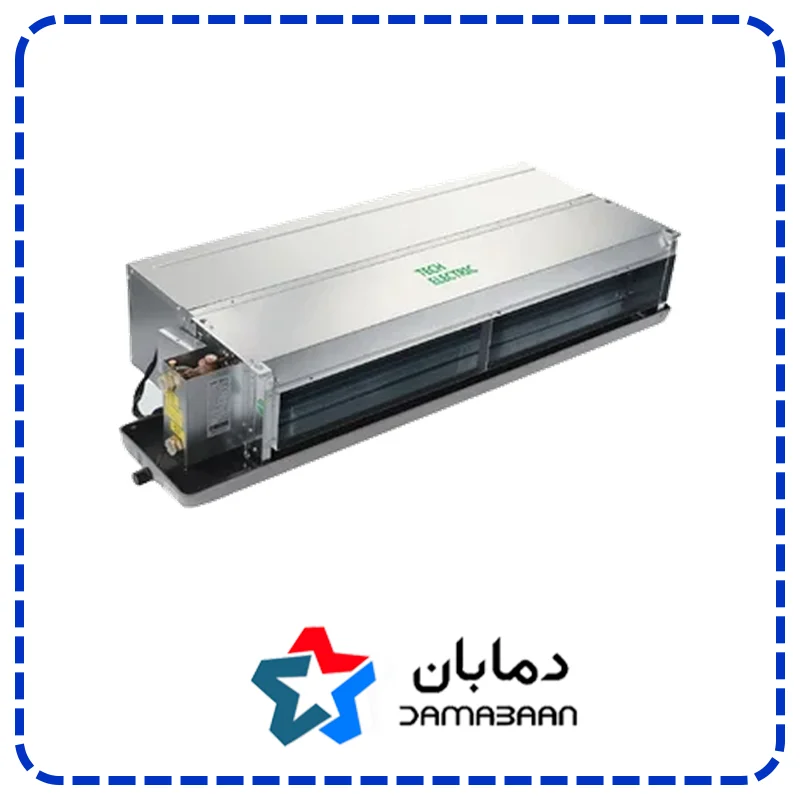 فن کویل سقفی توکار تک الکتریک 800CFM