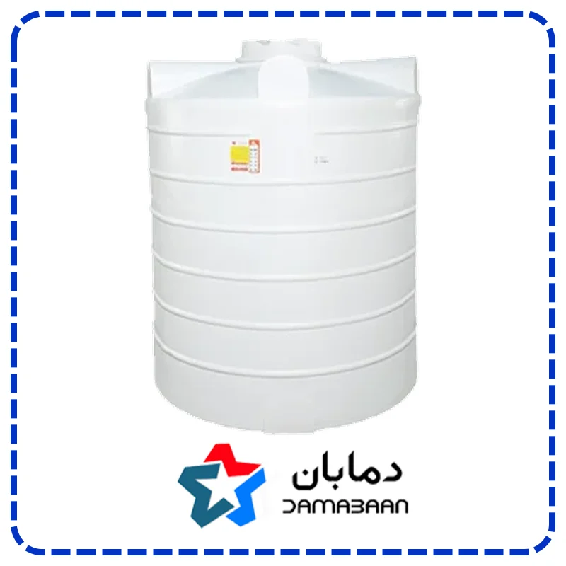 مخزن آب 2000 لیتری عمودی درب44 آنتی باکتریال تهران پلیمر یارا