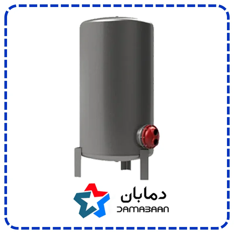 منبع کوئل دار عمودی 600 لیتر 5 میل