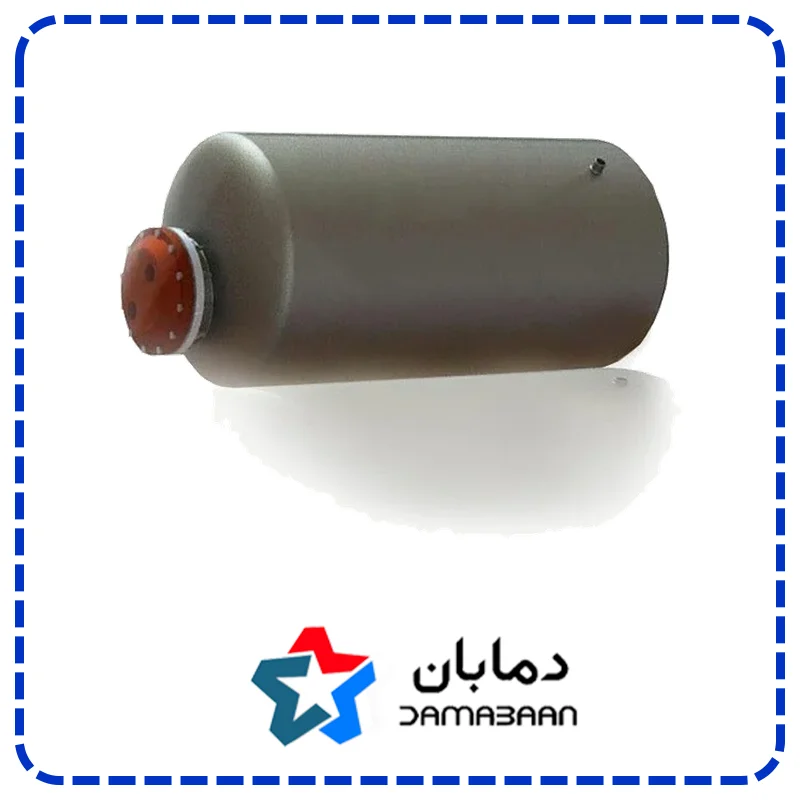 منبع کویل دار افقی خوابیده 2000 لیتر 6 میل