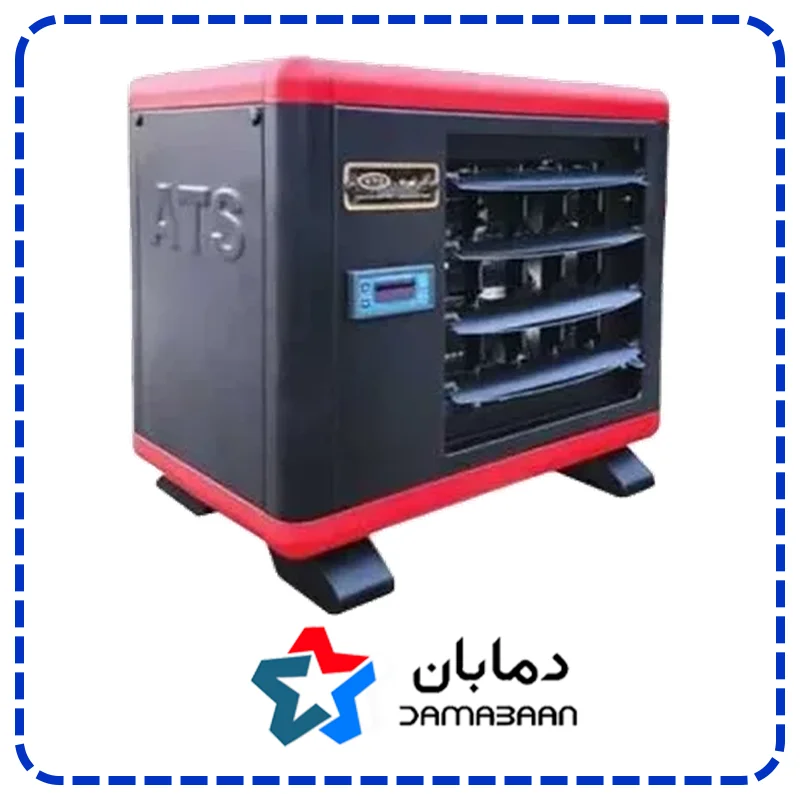 هیتر برقی فن دار تک فاز آذر تهویه طرح فلورا مدل E6000