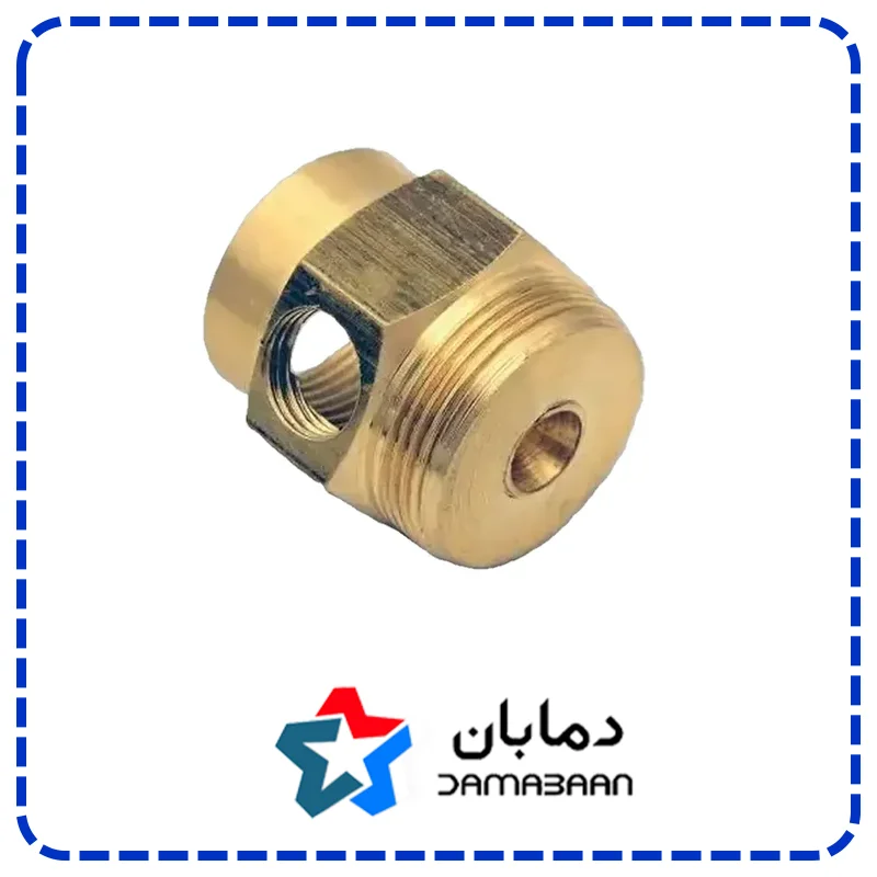 پایه جت جکوزی 12 1 کوتاه برنجی