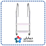 پله استخری 2 پله با کف پله پلاستیکی