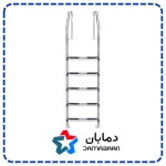 پله استخری 5 پله با کف پله استیل