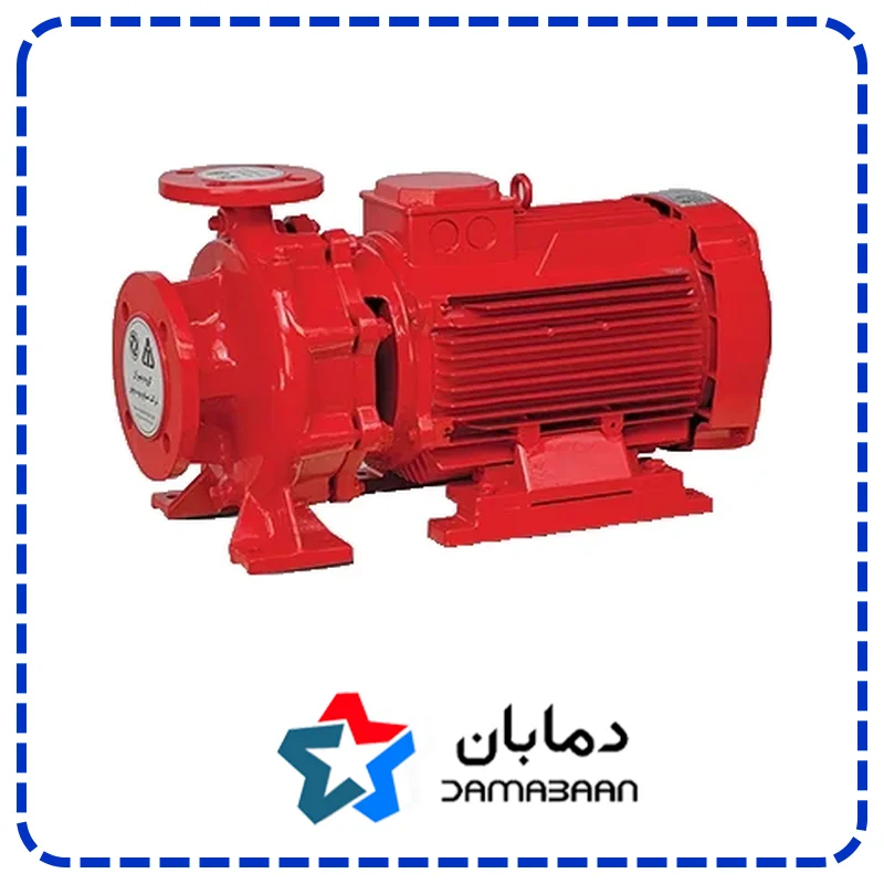 پمپ اتابلوک آتش نشانی 2900 دور نوید موتور مدل Etabloc BN 80-200300 2