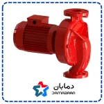پمپ سیرکولاتور خطی 1450 دور نوید موتور مدل A6 2 سه فاز