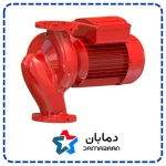 پمپ سیرکولاتور خطی 2900 دور نوید موتور مدل AA1 12 3 اسب بخار سه فاز