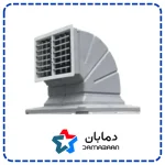 کانال بالازن یک طرف خروجی دمپر دار نیرو تهویه البرز