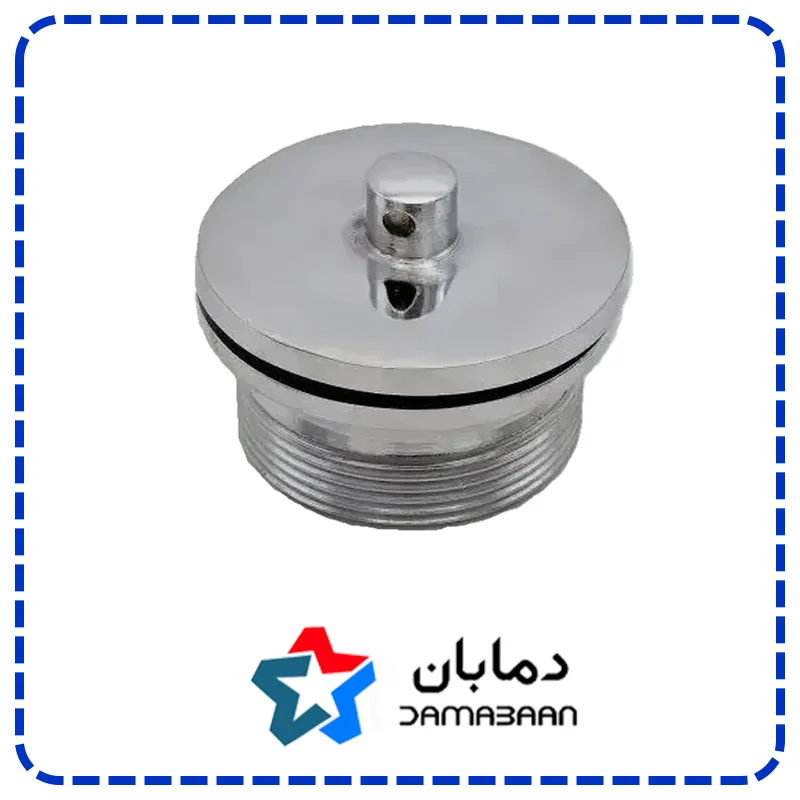کورکن جکوزی 2 اینچ برنجی روکش کروم