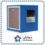 کولر صنعتی سلولزی بغل زن انرژی مدل EC 2500 سه فاز بدنه فلز