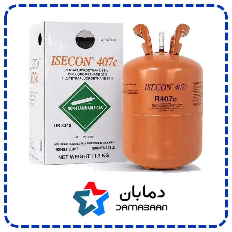 گاز مبرد فریون R407 ایسکون ISCON