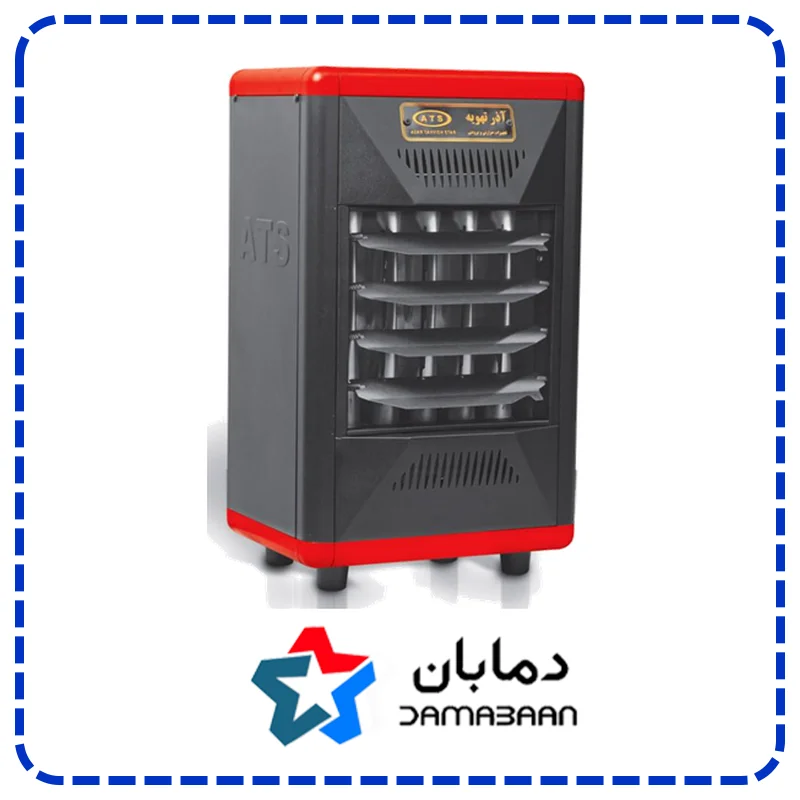 هیتر گاز مایع آذر تهویه مدل A614 (دو سرعته)
